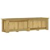 vidaXL Jardini&egrave;re sur&eacute;lev&eacute;e 196x50x50 cm Bois de pin impr&eacute;gn&eacute;