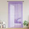 vidaXL Rideaux à fils 2 pcs violet 100x250 cm