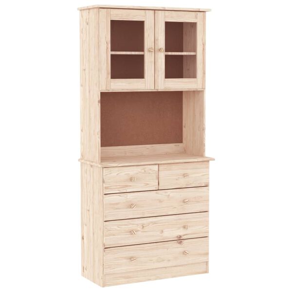 vidaXL Buffet ALTA 77x35x165 cm bois massif de pin