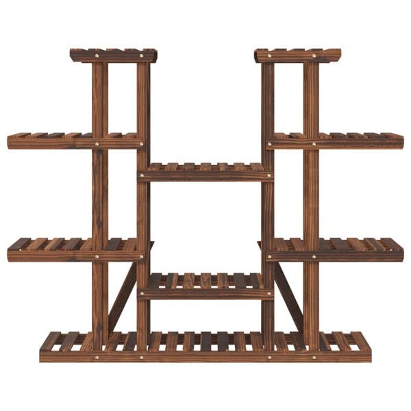 vidaXL Support à fleurs 110x25x110,5 cm bois massif de sapin