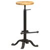vidaXL Chaises de bar lot de 2 bois de manguier solide