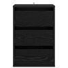vidaXL Armoire &agrave; tiroirs Ch&ecirc;ne noir 41 x 40 x 58 cm Bois d'ing&eacute;nierie