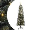 vidaXL Sapin de No&euml;l artificiel Vert 150 cm PVC, plastique et acier