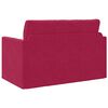 vidaXL Canap&eacute;-Lit 110cm Bordeaux Velours