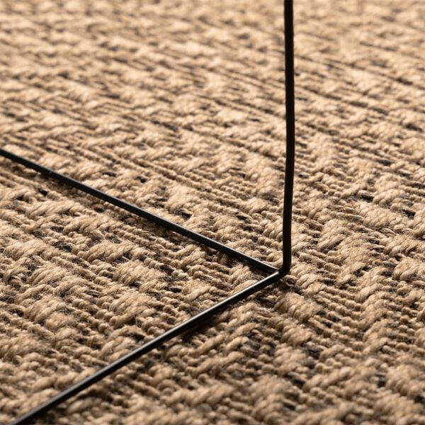 vidaXL Tapis 140x200 cm aspect jute int&eacute;rieur et ext&eacute;rieur
