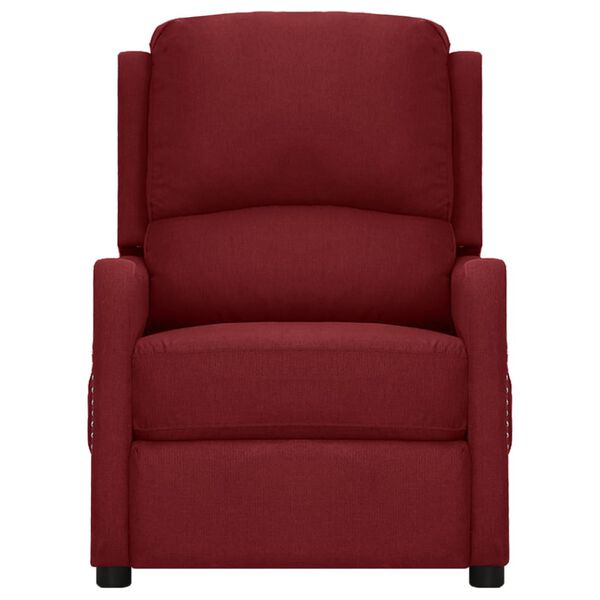 vidaXL Fauteuil Rouge bordeaux Tissu