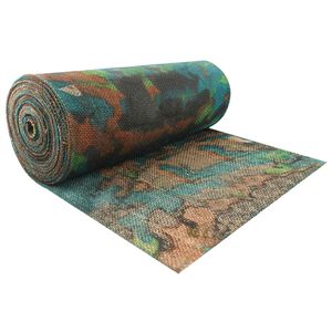vidaXL Rouleau de jute 200 x 1500 cm Camouflage