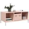 vidaXL Table basse rose 101,5x50x43,5 cm acier laminé à froid