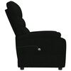 vidaXL Fauteuil inclinable &eacute;lectrique Noir Tissu