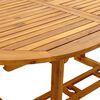 vidaXL Ensemble &agrave; Manger de jardin 7pcs bois d'acacia solide textil&egrave;ne
