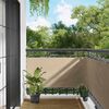 vidaXL &Eacute;cran de balcon Beige 75 x 200 cm Oxford alu enduit de PU