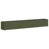 vidaXL Jardini&egrave;re vert olive 280x40x40 cm acier lamin&eacute; &agrave; froid