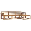 vidaXL Ensemble de canap&eacute;s d'ext&eacute;rieur 4 pc Naturel