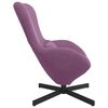 vidaXL Fauteuil &oelig;uf Pourpre 63 x 73 x 90 cm Velours