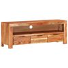 vidaXL Meuble TV 110x30x40 cm Bois d'acacia massif