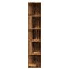 vidaXL Armoire d'angle vieux bois 33x33x165 cm bois d'ing&eacute;nierie
