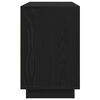 vidaXL Buffet Ch&ecirc;ne noir 102 x 35 x 55 cm Bois d'ing&eacute;nierie