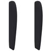 vidaXL Oreille de t&ecirc;te de lit Noir 80 x 23 x 6 cm PVC