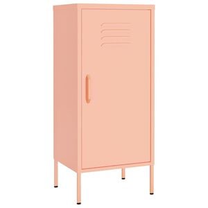 vidaXL Armoire de rangement Rose 42,5x35x101,5 cm Acier