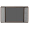 vidaXL Moustiquaire extensible pour fenêtres Marron (100-193)x75 cm