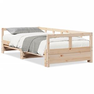 vidaXL Lit de jour sans matelas 90x200 cm bois de pin massif