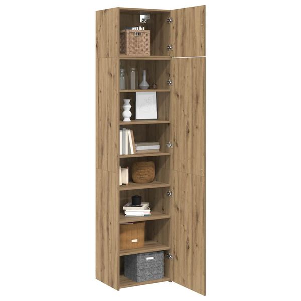 vidaXL Buffet 3 pcs Ch&ecirc;ne artisanal