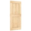 vidaXL Porte NARVIK Naturel 90 x 210 cm Bois de pin massif