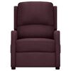 vidaXL Fauteuil de massage Violet Tissu