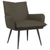 vidaXL Fauteuil Gris Simili cuir