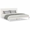 vidaXL Cadre de lit extra long sans matelas 200x210 cm bois massif