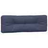 vidaXL Coussins palette lot de 3 tissu bleu marine