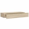 vidaXL &Eacute;tag&egrave;re &agrave; tiroir murale ch&ecirc;ne 60x23,5x10 cm MDF
