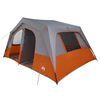 vidaXL Tente familiale Gris et orange 533 x 312 x 230 cm