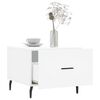vidaXL Table basse blanc 50x50x40 cm bois d'ingénierie