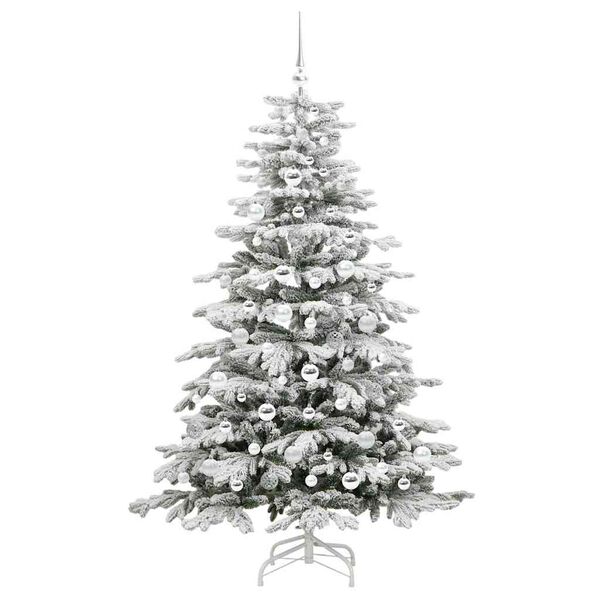 vidaXL Sapin de No&euml;l Artificiel &agrave; Branches Articul&eacute;es Blanc 180 cm