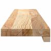 vidaXL Appuis de fenêtre 2 pcs non traité 90x15x2 cm bois chêne massif