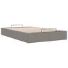 vidaXL Cadre de lit ottoman sans matelas taupe 120x200 cm tissu