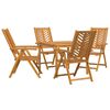 vidaXL Ensemble de salle &agrave; manger pour jardin 5 pc Marron