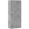 vidaXL Buffet haut gris b&eacute;ton 80x35x180 cm bois d'ing&eacute;nierie
