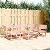 vidaXL Salon de jardin 6 pcs bois massif douglas