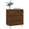vidaXL Buffet Chêne marron 60x35x70 cm Bois d'ingénierie