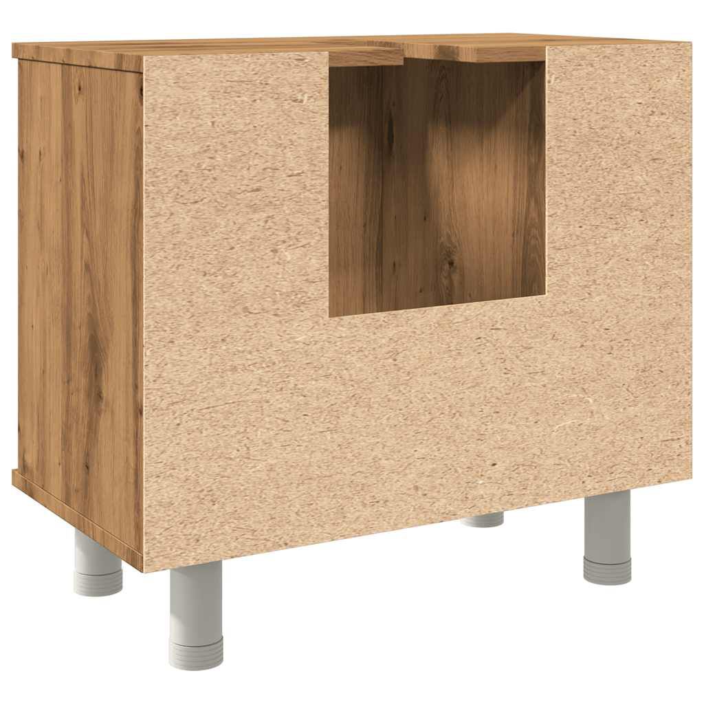 vidaXL Armoire de salle de bain chêne artisanal 60x32x53,5 cm