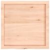 vidaXL Dessus de table 60x60x(2-4) cm bois de ch&ecirc;ne massif non trait&eacute;