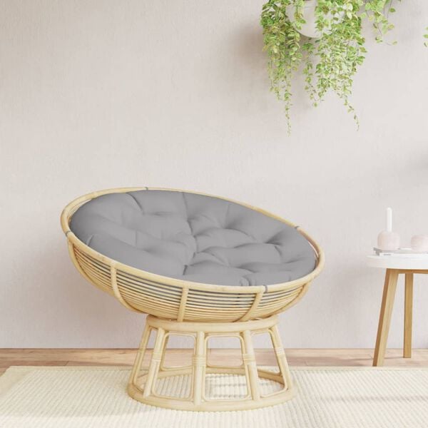 vidaXL Coussin rond gris &Oslash; 100 x11 cm tissu oxford