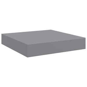 vidaXL &Eacute;tag&egrave;re flottante murale gris 23x23,5x3,8 cm MDF