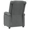 vidaXL Fauteuil inclinable Gris fonc&eacute; Tissu