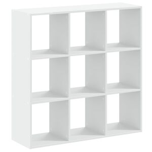 vidaXL Biblioth&egrave;que blanc 102x32x102 cm bois d'ing&eacute;nierie