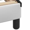 vidaXL Cadre de lit sans matelas Zadar blanc et noir 90x200 cm similicuir