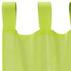 vidaXL Rideaux en voile avec passants 2 pcs vert pomme