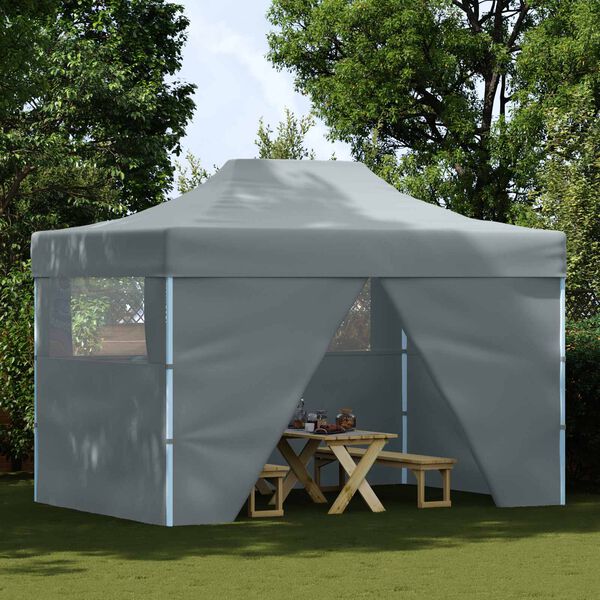 vidaXL Tente de f&ecirc;te Anthracite 280 x 410 x 315 cm Tissu Oxford